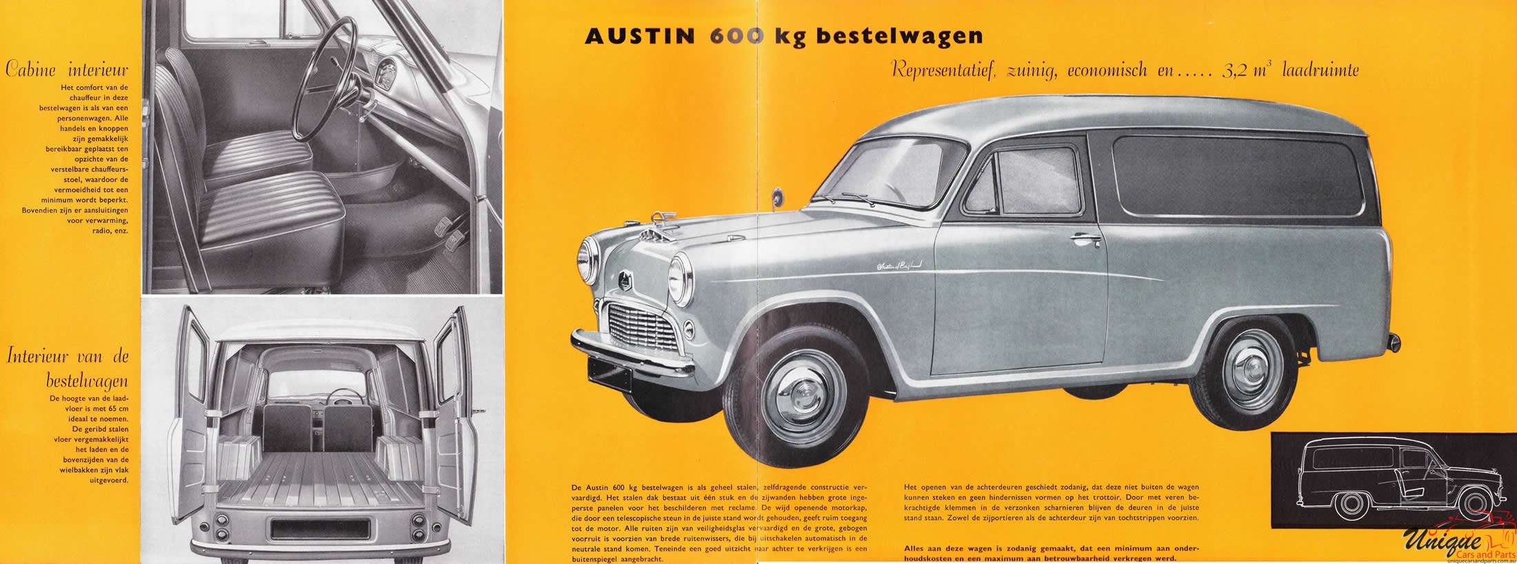1955 Austin A50 Van Brochure Page 5
